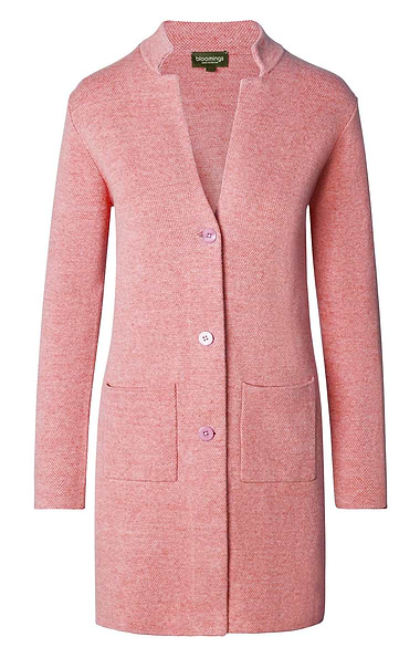Ladies Pure Cotton Knit Long Cardigan