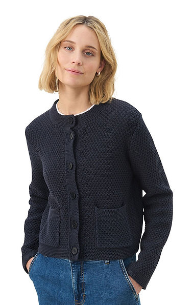 Ladies Part Two Elmie Structured Knit Cardigan