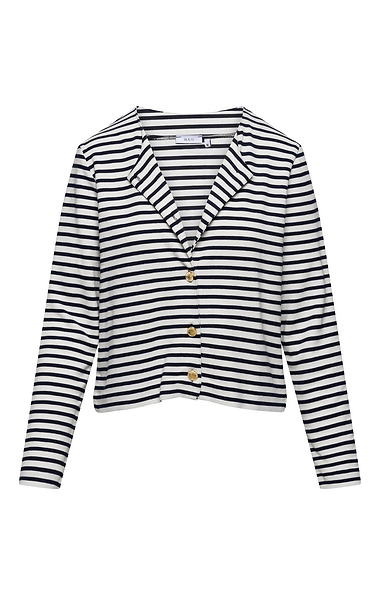 Ladies Stripe Cardigan
