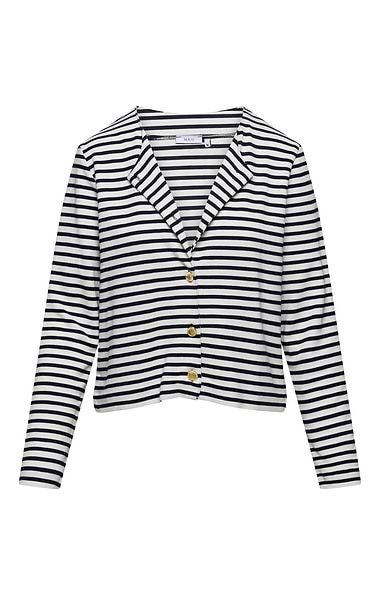 Ladies Stripe Cardigan