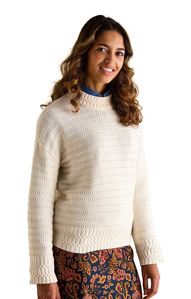 Ladies Joules Bernie Knitted Crew Neck Jumper