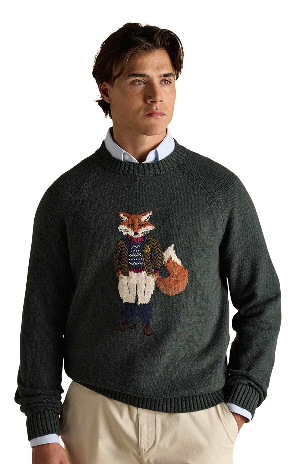 Crew Neck Peter Scott Knitwear Clearance Sale Mens Shetland Crew