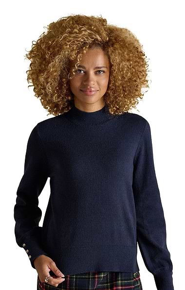 Ladies Joules Enid High Neck Jumper