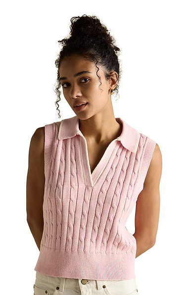 Ladies Joules Janey Cable Tank Top