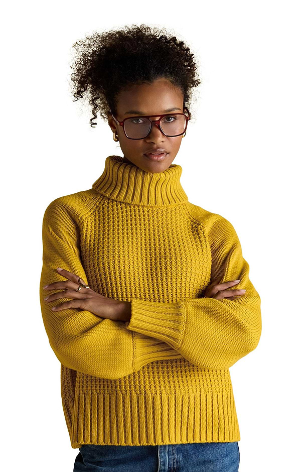 Ladies Joules Cary Detachable Roll Neck Jumper