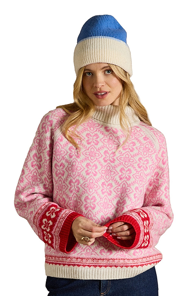 Ladies Joules Addison Detachable Roll Neck Jumper