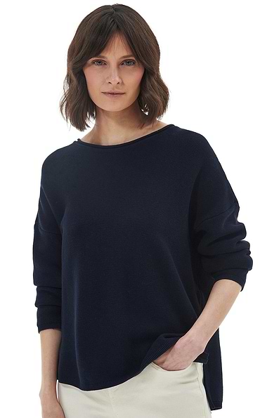 Ladies Barbour Marine Knit Jumper