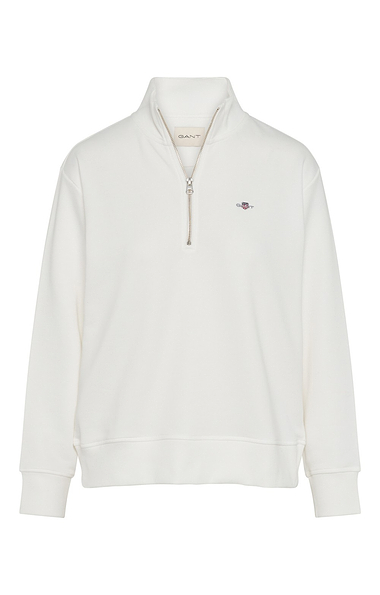 Ladies Gant Shield Half Zip Sweatshirt