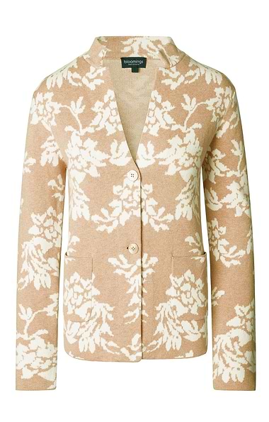 Ladies Pure Cotton Floral Blazer