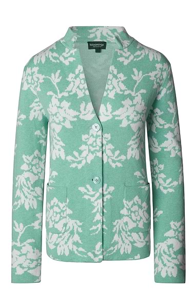 Ladies Pure Cotton Floral Blazer