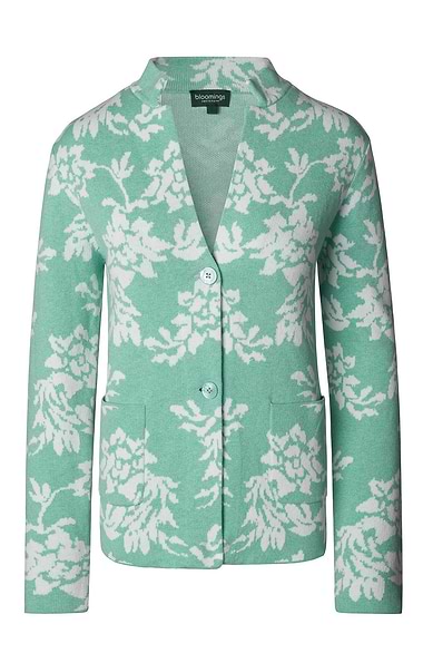 Ladies Pure Cotton Floral Blazer