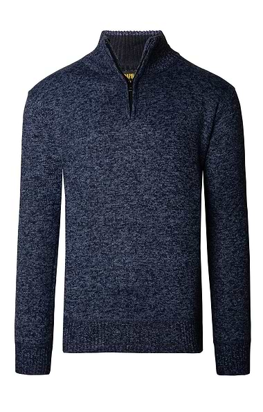 Men's Carabou T-Zip Knitted Jumper