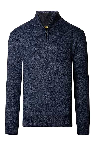 Men's Carabou T-Zip Knitted Jumper