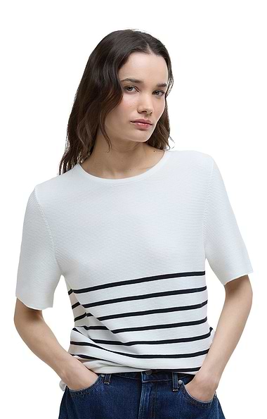 Ladies Barbour Ivy Short Sleeved Nautical Jumper