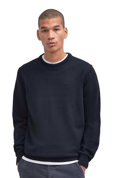 Men's Barbour Pima cotton crew neck sweater