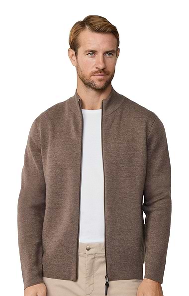 Men's Hackett London Milano Full-Zip Cardigan