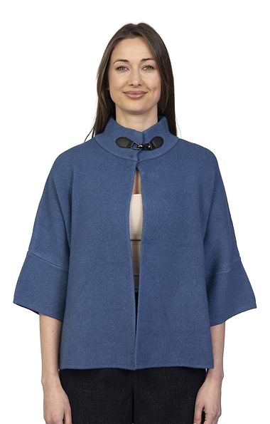 Ladies Tab Neck Cardigan