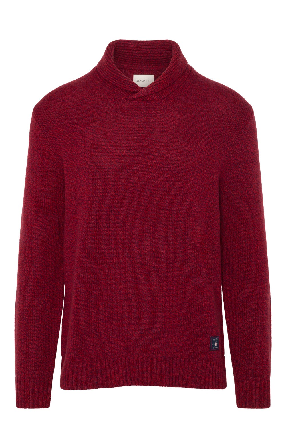 Men's Gant Mouliné Shawl Collar Pullover