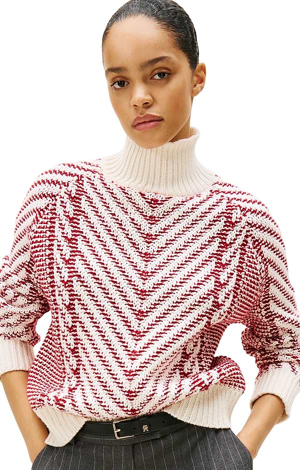 Ladies Tommy Hilfiger Pure Wool Turtle Neck Sweater