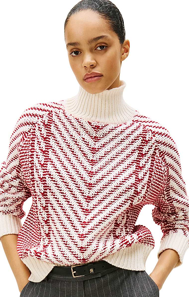Ladies Tommy Hilfiger Pure Wool Turtle Neck Sweater