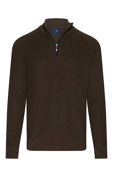 Men's Cotton Quarter-Zip Jumper