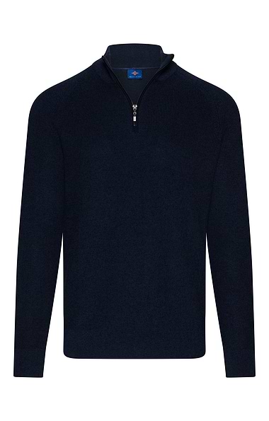 Men's Cotton Quarter-Zip Jumper