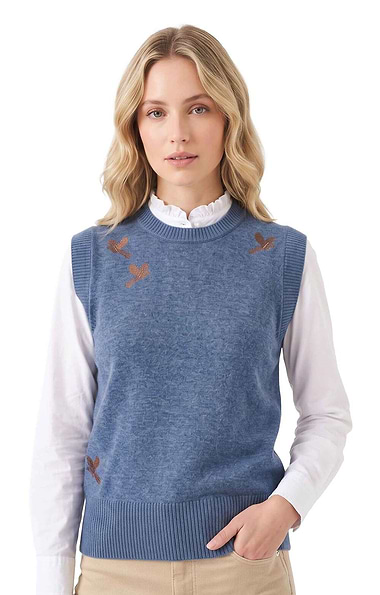 Ladies Hartwell Pheasant Knitted Crew Neck Tank