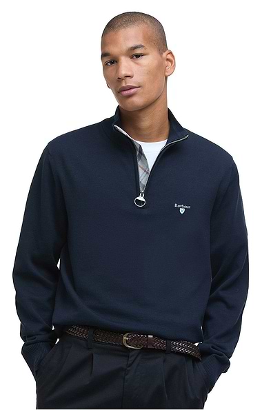 Men's Barbour Lingwood Compact Cotton Half Zip Sweater