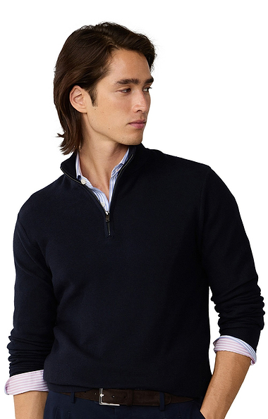 Men's Hackett London Honeycomb Half Zip Jumper