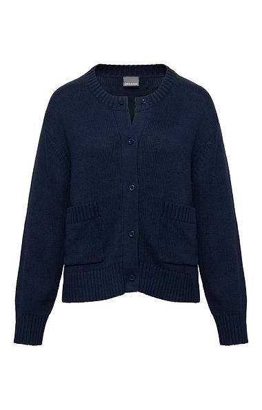 Ladies Crew Neck Cardigan