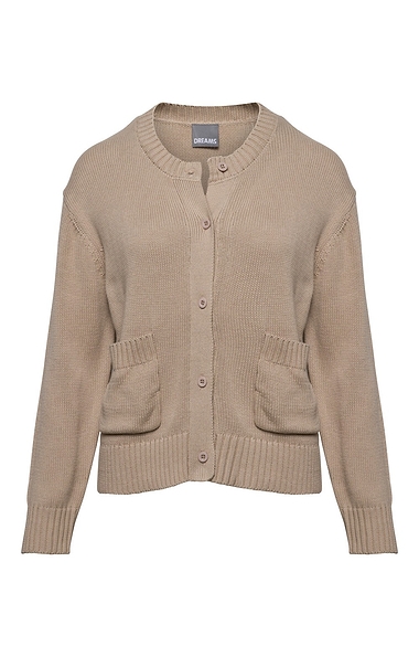Ladies Crew Neck Cardigan
