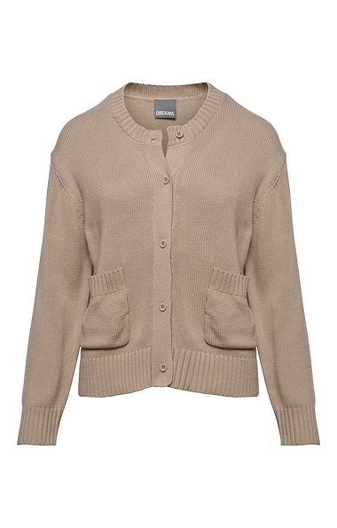 Ladies Crew Neck Cardigan