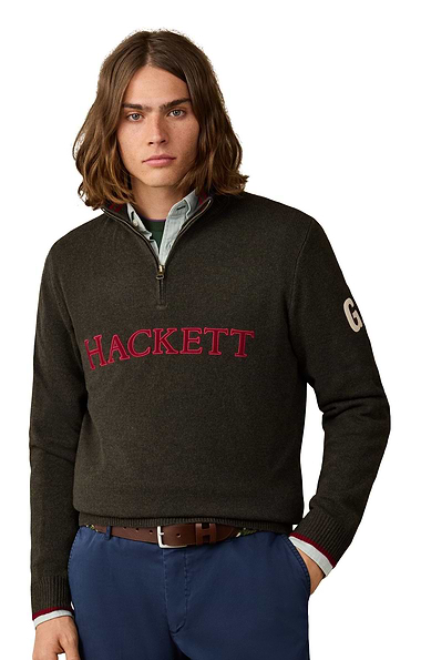 Men’s Hackett London Heritage Knit Half Zip