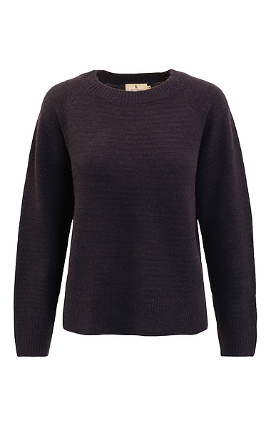 Ladies Wool Alpaca Knit Crew Neck Jumper