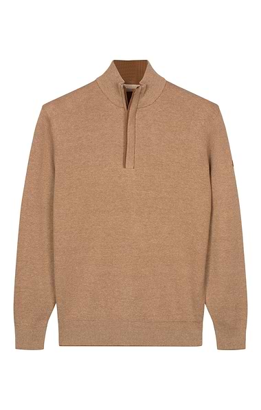 Men’s 1/4 Zip Knit Jumper