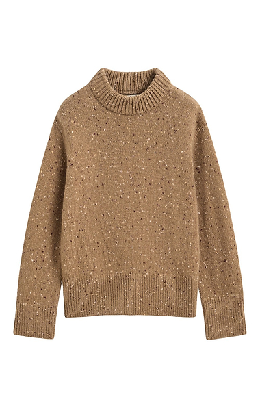 Ladies Gant Wool Blend Stand Collar Jumper