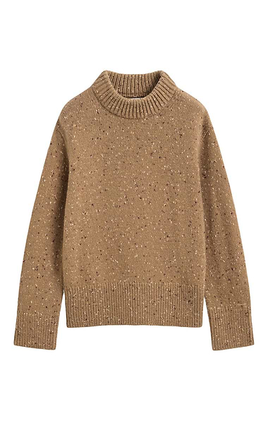 Ladies Gant Wool Blend Stand Collar Jumper