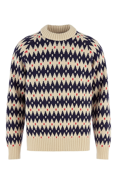 Men’s Fjallraven Ovik Patterned Jacquard Knit Sweater