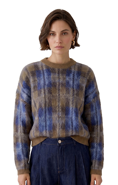 Ladies Oui Ombre Chunky Knit Jumper