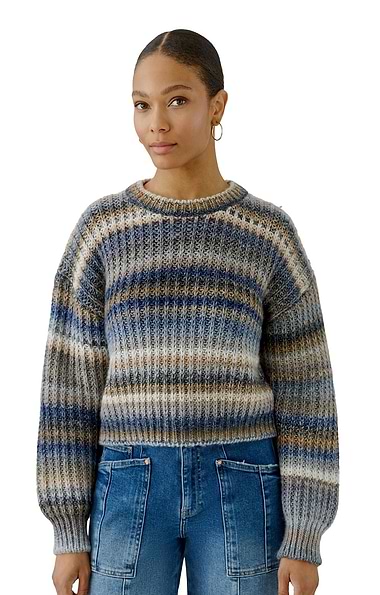 Ladies Oui Ombre Chunky Knit Jumper