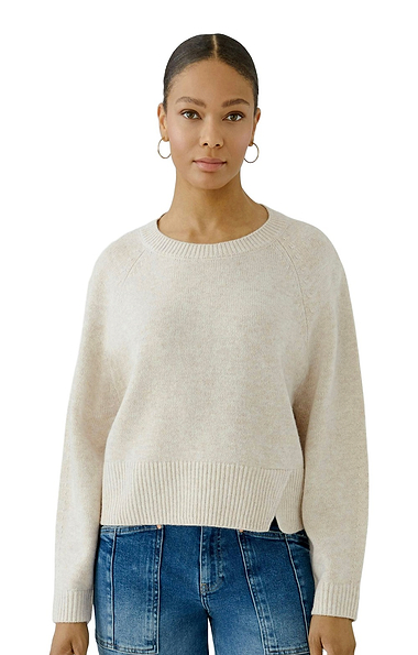 Ladies Oui Crew Knit Jumper