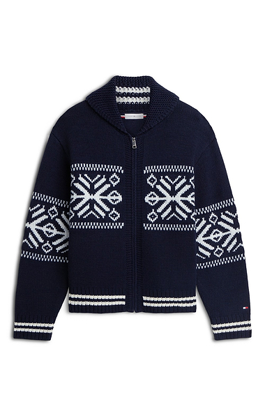 Men's Tommy Hilfiger Knitted Varsity Jacket