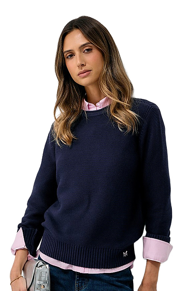 Ladies Crew Clothing Laurie Roll Edge Jumper