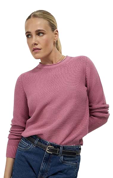 Ladies Crew Clothing Laurie Roll Edge Jumper