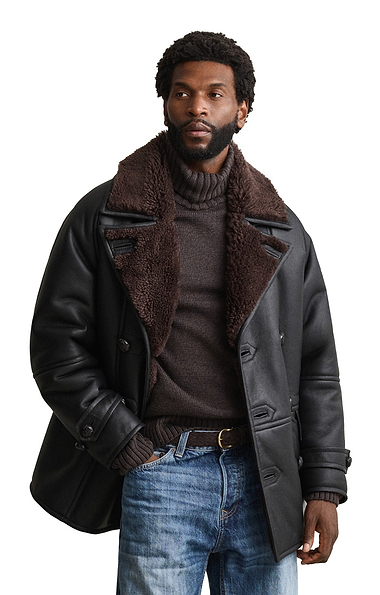 Men's Gant Lambswool Blend Moulin  Turtleneck