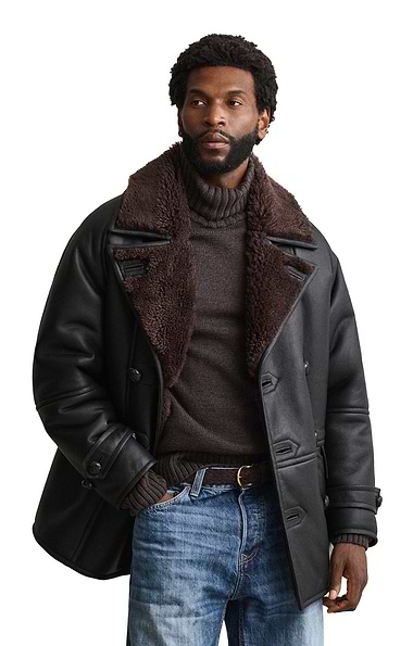 Men's Gant Lambswool Blend Moulin Turtleneck