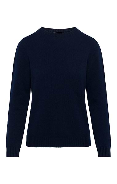 Ladies House of Bruar Cashmere Crew Neck Jumper