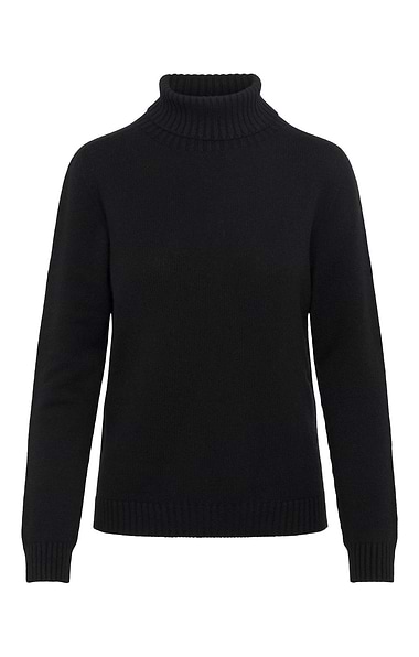 Ladies House of Bruar Cashmere Roll Neck Jumper