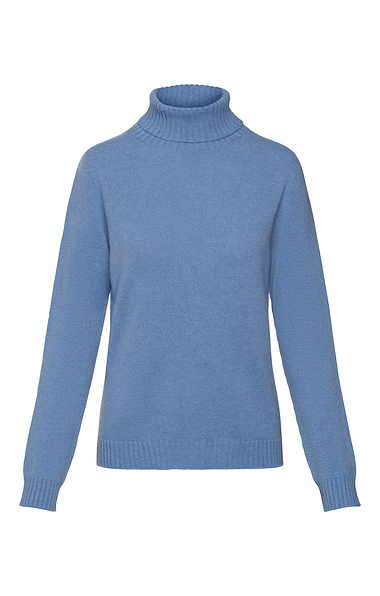 Ladies House of Bruar Cashmere Roll Neck Jumper
