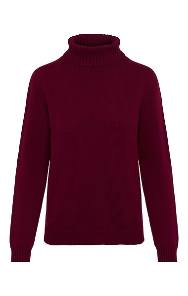 Ladies House of Bruar Cashmere Roll Neck Jumper